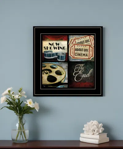 HOMEZIA AT THE MOVIES I 3 BLACK FRAMED PRINT WALL ART