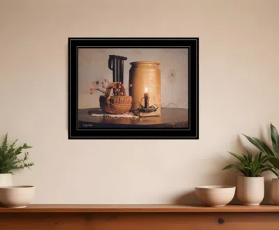 HOMEZIA BITTERSWEET BASKET 2 BLACK FRAMED PRINT WALL ART