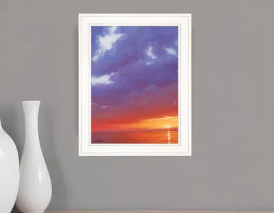 HOMEZIA CERTAIN GLOW 2 WHITE FRAMED PRINT WALL ART