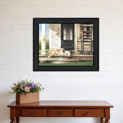 HOMEZIA CHASE AND MOLLY BLACK FRAMED PRINT WALL ART