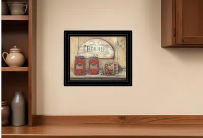 HOMEZIA CHERRY JAM 2 BLACK FRAMED PRINT WALL ART