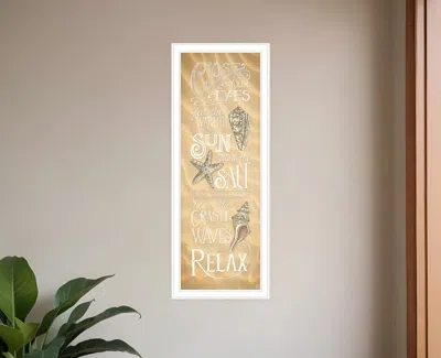 HOMEZIA CLOSE YOUR EYES 2 WHITE FRAMED PRINT WALL ART