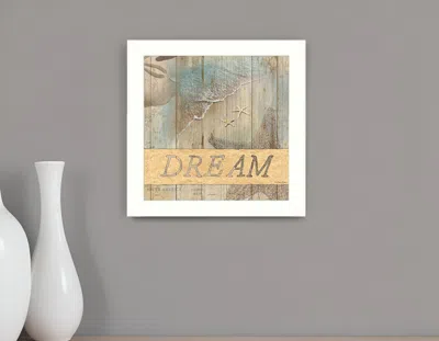 HOMEZIA DREAM 1 WHITE FRAMED PRINT WALL ART
