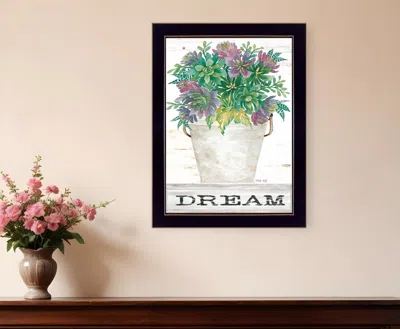 HOMEZIA DREAM SUCCULENTS 1 BLACK FRAMED PRINT WALL ART