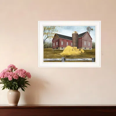 HOMEZIA FARM LIFE 2 WHITE FRAMED PRINT WALL ART
