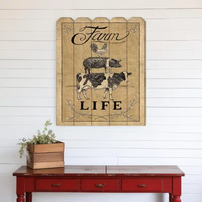 HOMEZIA FARM LIFE UNFRAMED PRINT WALL ART