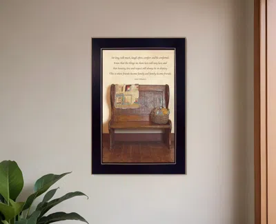 HOMEZIA FRIENDS BECOME FAMILY BLACK FRAMED PRINT WALL ART