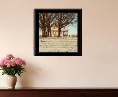 HOMEZIA HOME 2 BLACK FRAMED PRINT WALL ART