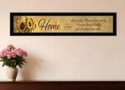 HOMEZIA HOME ISE 2 BLACK FRAMED PRINT WALL ART
