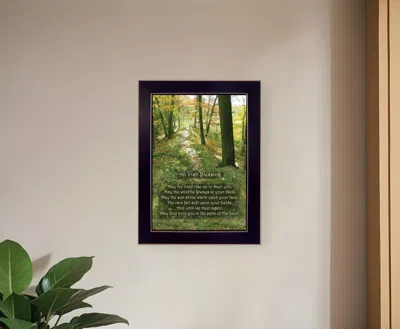 HOMEZIA IRISH BLESSING 3 BLACK FRAMED PRINT WALL ART
