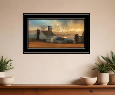HOMEZIA LIGHT OF A NEW DAY 3 BLACK FRAMED PRINT WALL ART