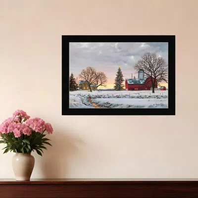 HOMEZIA MORNING CALLS BLACK FRAMED PRINT WALL ART