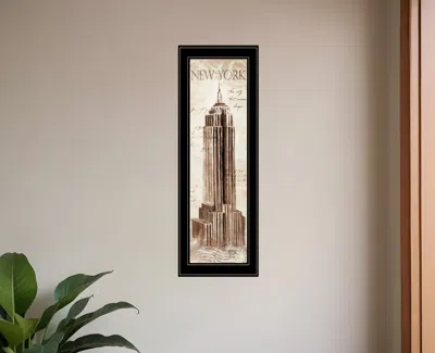 HOMEZIA NEW YORK PANEL 2 BLACK FRAMED PRINT WALL ART