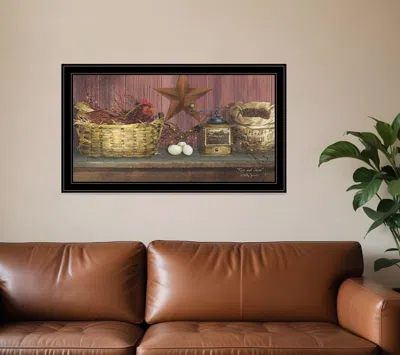 HOMEZIA RISE AND SHINE 12 BLACK FRAMED PRINT WALL ART