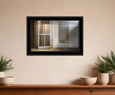 HOMEZIA SECOND CHANCES 3 BLACK FRAMED PRINT WALL ART