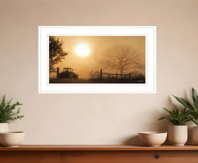 HOMEZIA START YOUR ENGINES 2 WHITE FRAMED PRINT WALL ART