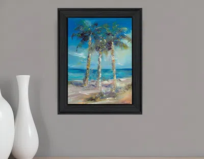 HOMEZIA THREES COMPANY 1 BLACK FRAMED PRINT WALL ART