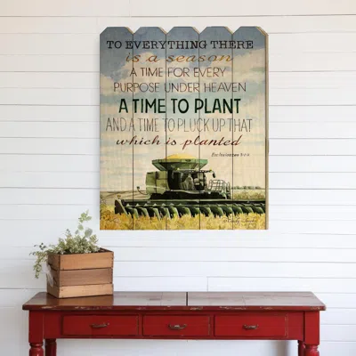 HOMEZIA TIME TO PLANT UNFRAMED PRINT WALL ART