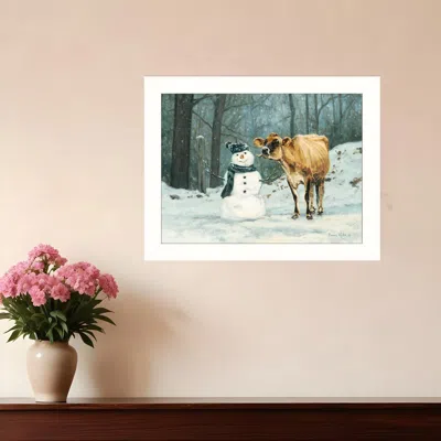 HOMEZIA WELL HELLO THERE 1 WHITE FRAMED PRINT WALL ART