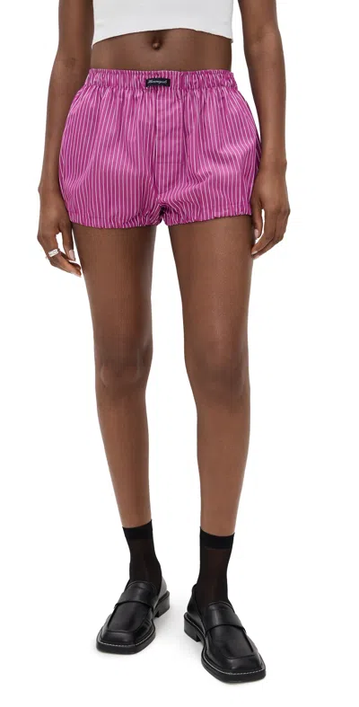HOMMEGIRLS BLOOMERS RASPBERRY STRIPE