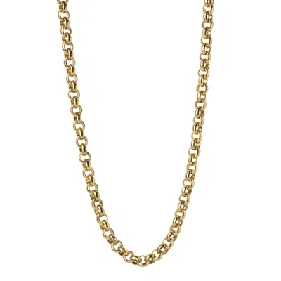 HOOPS + CHAINS LDN WOMEN'S GOLD BELCHER CHAIN