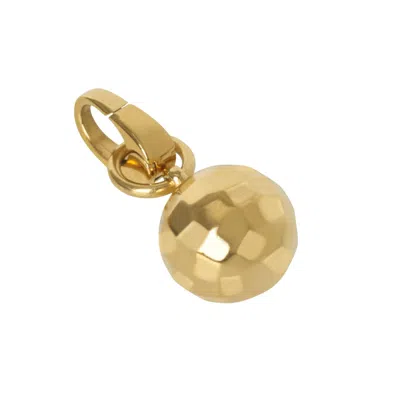 HOOPS + CHAINS LDN WOMEN'S GOLD DISCO BALL CHARM