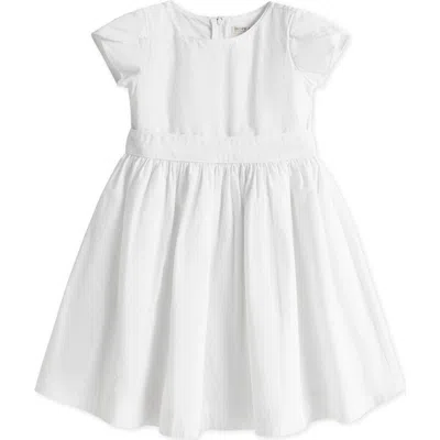 HOPE & HENRY HOPE & HENRY BABY GIRLS' ORGANIC TULIP SLEEVE PARTY DRESS, INFANT