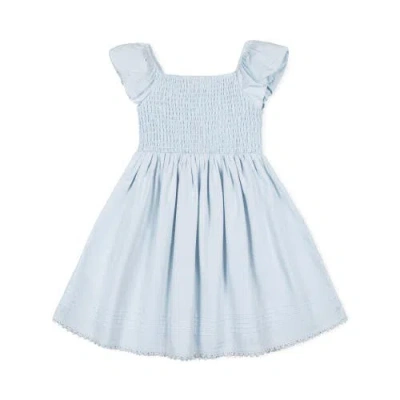 HOPE & HENRY HOPE & HENRY GIRLS' ORGANIC SATEEN FLOWER GIRL DRESS, TODDLER