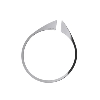 HOTA HOTA JEWELLERY WOMEN'S SILVER OUROBOROS EARRING - HIGH POLISH