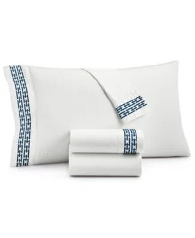 HOTEL COLLECTION CHAIN LINKS EMBROIDERED 100 PIMA COTTON SHEET SETS EXCLUSIVELY AT MACYS