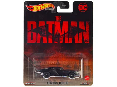 HOTWHEELS BATMOBILE MATT BLACK "THE BATMAN" (2022) MOVIE "DC COMICS" DIECAST MODEL CAR BY HOT WHEELS