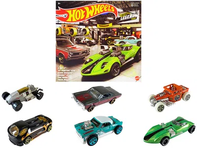 HOTWHEELS HOT WHEELS LEGENDS 6 PIECE SET DIECAST MODEL CARS BY HOT WHEELS