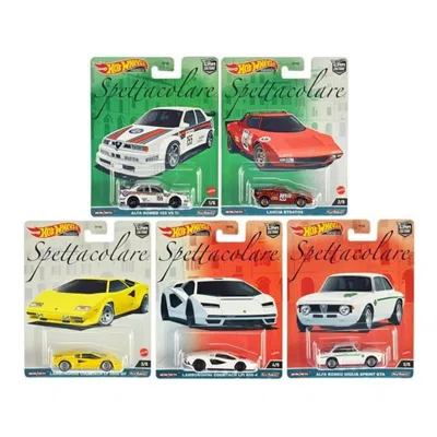 HOTWHEELS SPETTACOLARE SET CAR CULTURE SERIES DIECAST MODEL CARS - 5 PIECE
