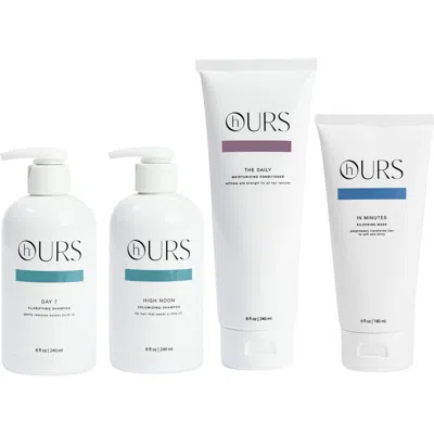 HOURS HAIRCARE HOURS HAIRCARE WEEKLY ROUTINE FOR VOLUME + MOISTURE SET