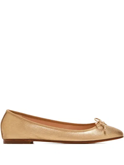 HOUSE OF BALLERINAS ANGELIQUE BOW-DETAIL BALLET FLATS