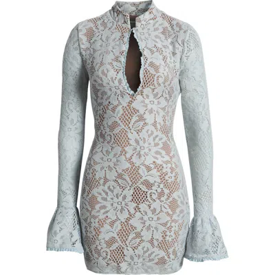 HOUSE OF CB HOUSE OF CB BRIANNA LONG SLEEVE LACE BODY-CON MINIDRESS