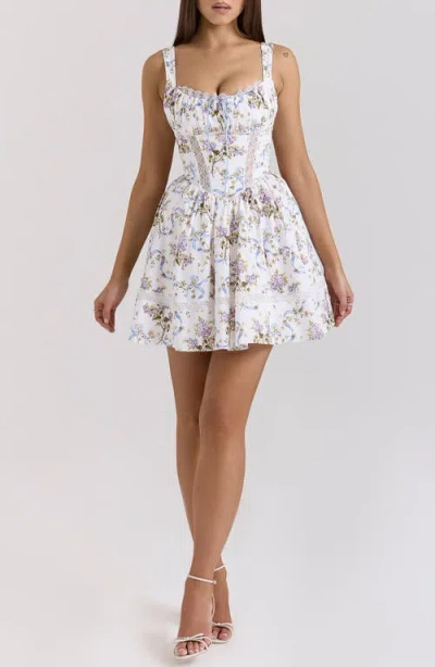 HOUSE OF CB HOUSE OF CB KIMMIE FLORAL MINIDRESS
