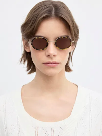 HOUSE OF DAGMAR ROUND SUNGLASSES