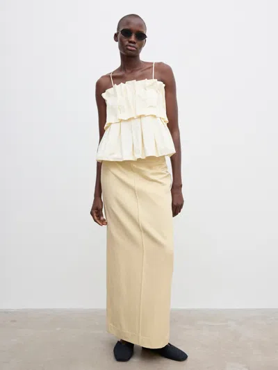 HOUSE OF DAGMAR SCULPTED STRAP TOP