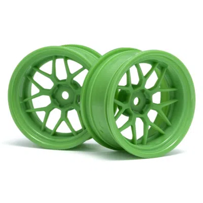 HPI RACING 52 X 26 MM TECH 7 WHEEL, GREEN - 2 PIECE