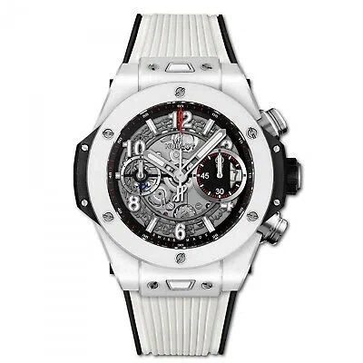 HUBLOT HUBLOT BIG BANG UNICO CERAMIC AUTOMATIC 42 MM WHITE WATCH 441.HX.1170.RX