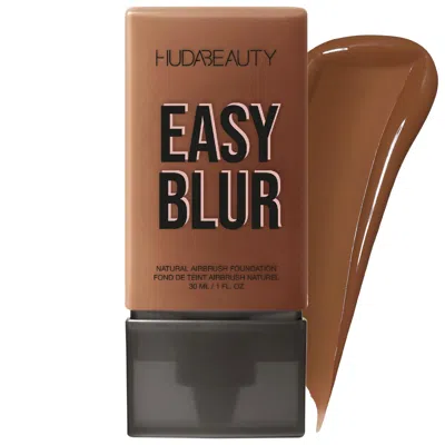 HUDA BEAUTY EASY BLUR NATURAL AIRBRUSH FOUNDATION WITH NIACINAMIDE HOT FUDGE 550R 1 OZ / 30 ML