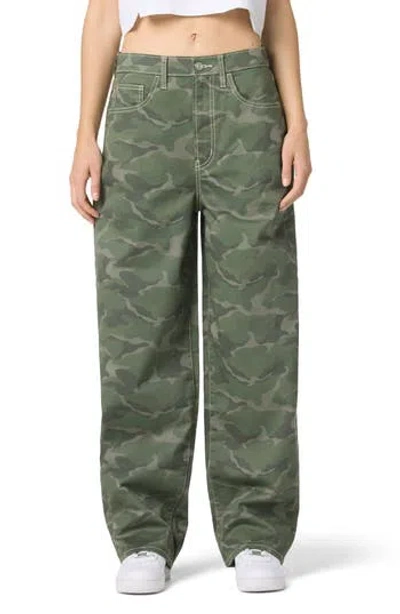 HUDSON HUDSON JEANS CAMO HIGH RISE BARREL JEANS