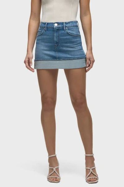 HUDSON HUDSON JEANS CUFF MINI SKIRT