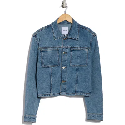 HUDSON HUDSON JEANS MICRO CROP DENIM JACKET