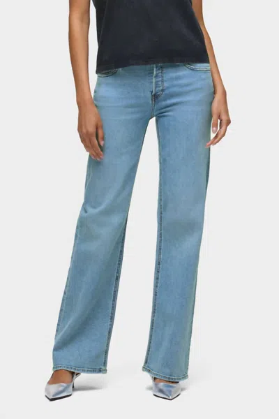 HUDSON ROSIE HIGH-RISE WIDE LEG JEAN IN OAK