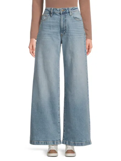 HUDSON WOMEN'S JOLENE WIDE-LEG DENIM JEANS