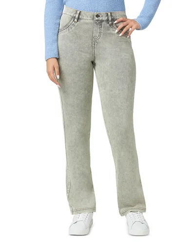 HUE ULTRA SOFT HIGH RISE DENIM BABY BOOTCUT LEGGINGS