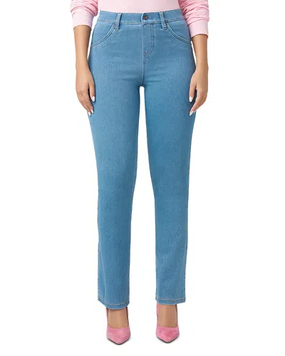 HUE ULTRA SOFT HIGH RISE DENIM BABY BOOTCUT LEGGINGS