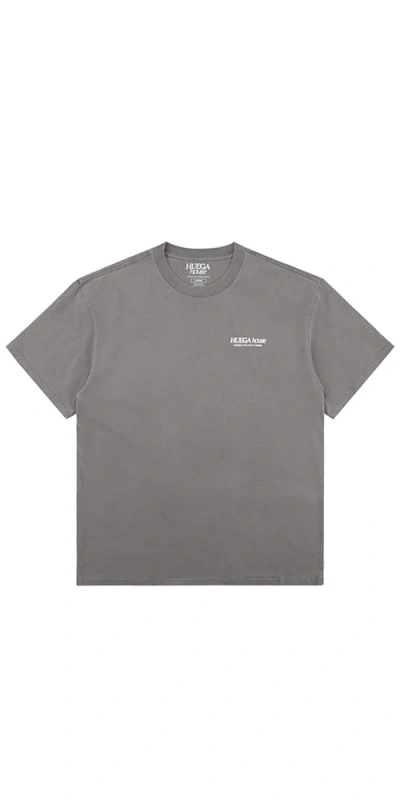HUEGA HOUSE ICON HEAVY FADED TEE GREY